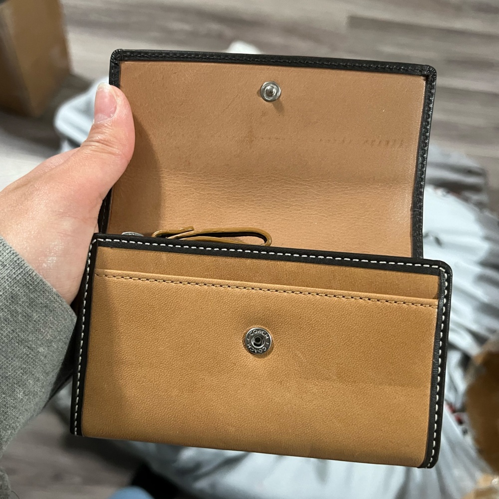 Coach Leather Wallet Keychain - Picture 3 of 8